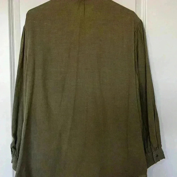FAVLUX FASHION Long Sleeve‎ V-Neck Top Women Size Large 100%Rayon - Picture 4 of 4